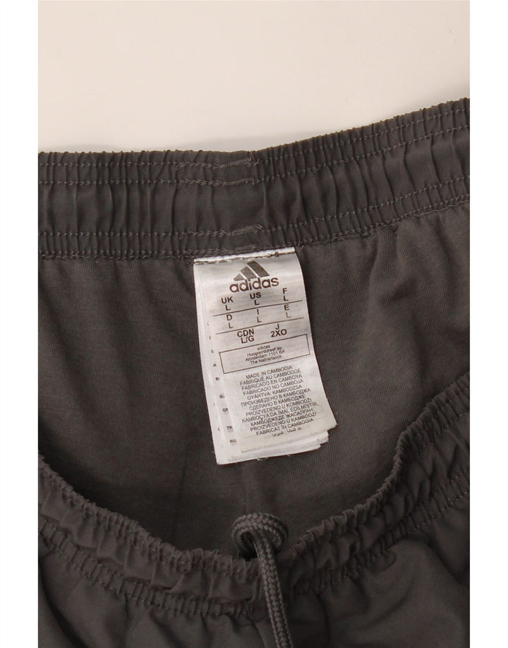 Pantaloni da tuta da uomo ADIDAS Joggers grandi poliestere grigio