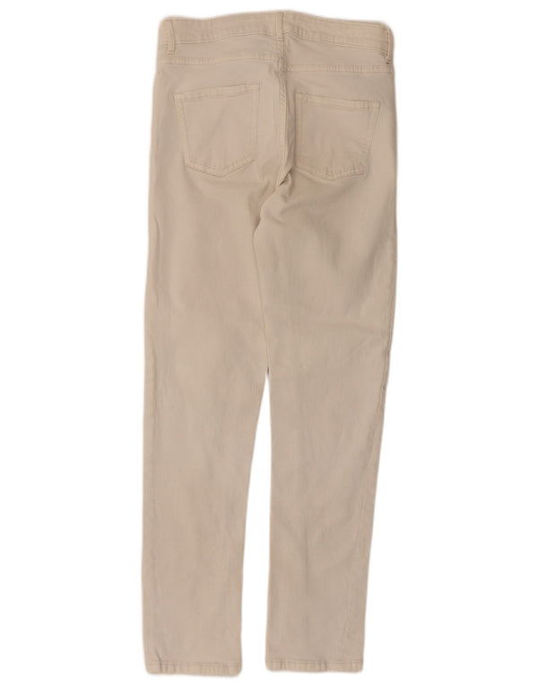 Marks & Spencer Donna The Lily Slim Jeans UK 10 Small W28 L27 Cotone Beige