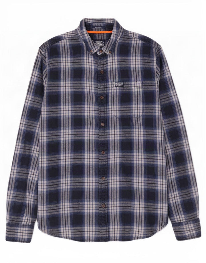 Camicia da uomo in flanella con vestibilità regolare a quadri Superdry