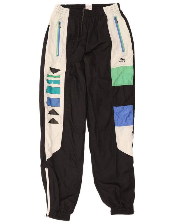 Pantaloni da tuta da donna Puma Joggers UK 12 Medium Black Colourblock