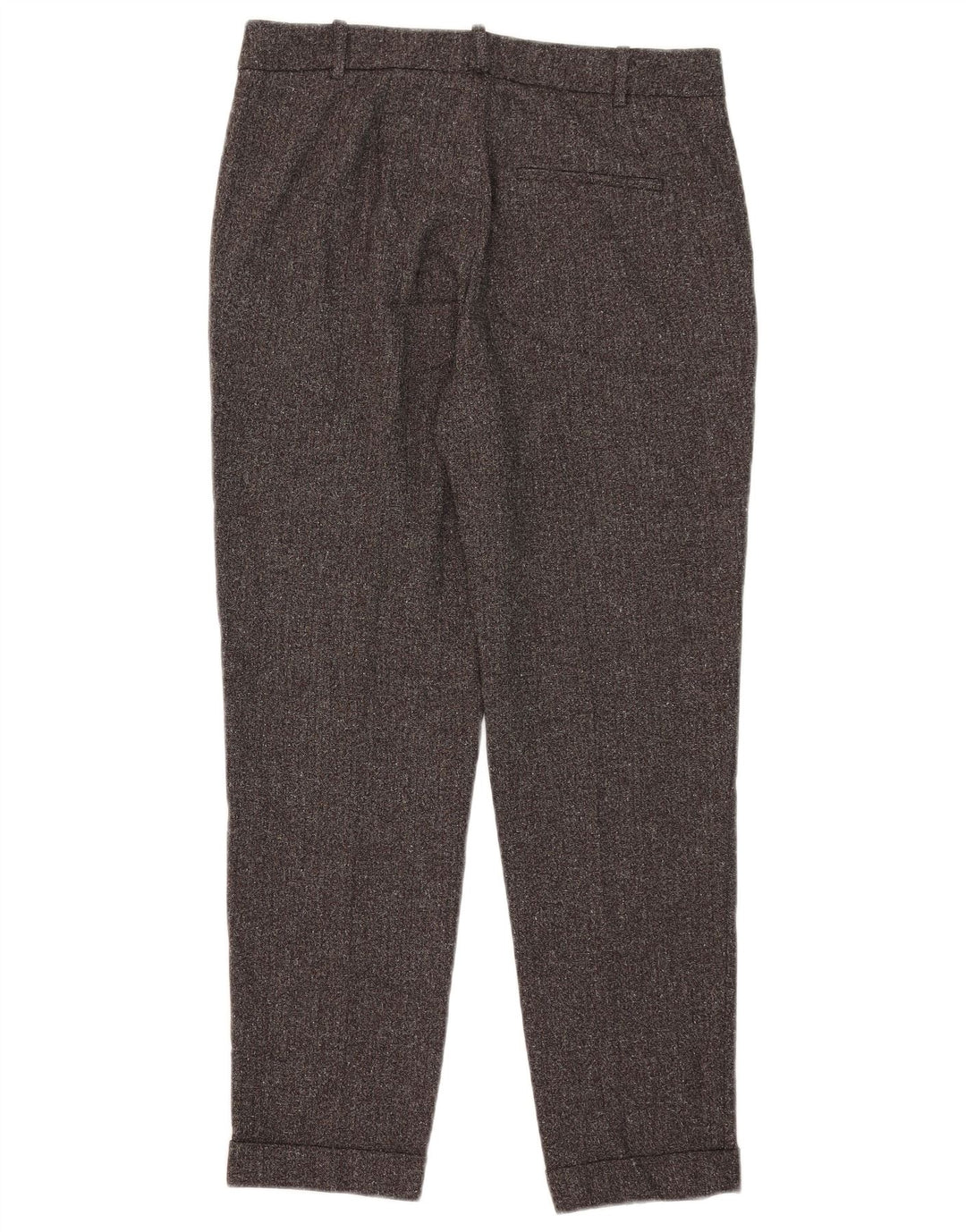 Pantaloni da abito slim da donna Zara medi W28 L27 marroni screziati