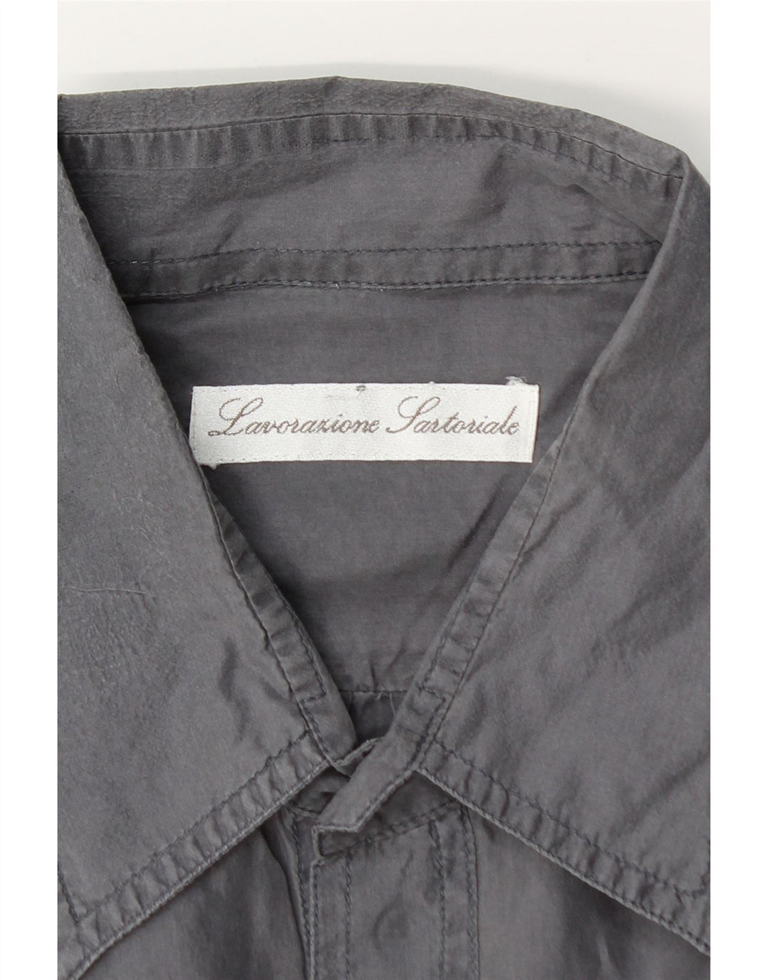 Camicia vintage a maniche corte da uomo 2XL Grigia