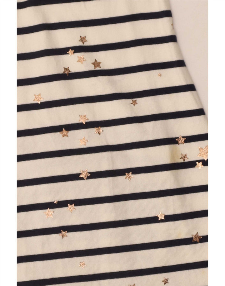 Abito tubino Joules da donna con motivo astratto UK 10 piccolo a righe bianche
