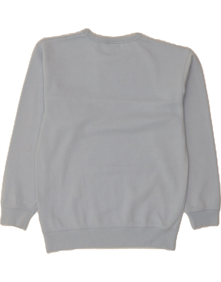 REEBOK Womens Sweatshirt Jumper UK 12 Medium Blue Polyester Vintage Reebok and Second-Hand Reebok from Messina Hembry 