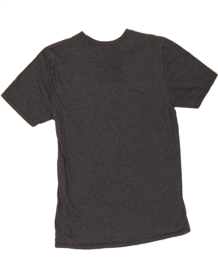 HURLEY Mens Graphic T-Shirt Top Medium Grey Polyester Vintage Hurley and Second-Hand Hurley from Messina Hembry 