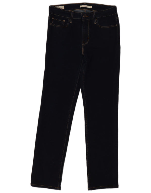 LEVI'S Jeans slim 712 da donna W28 L28 cotone blu navy