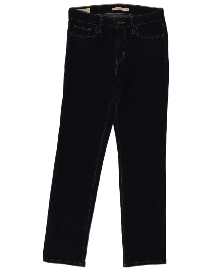 LEVI'S Jeans slim 712 da donna W28 L28 cotone blu navy
