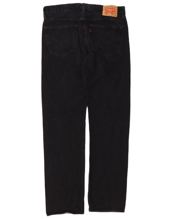 Levi's Uomo 501 Jeans dritti W34 L34 Cotone Nero