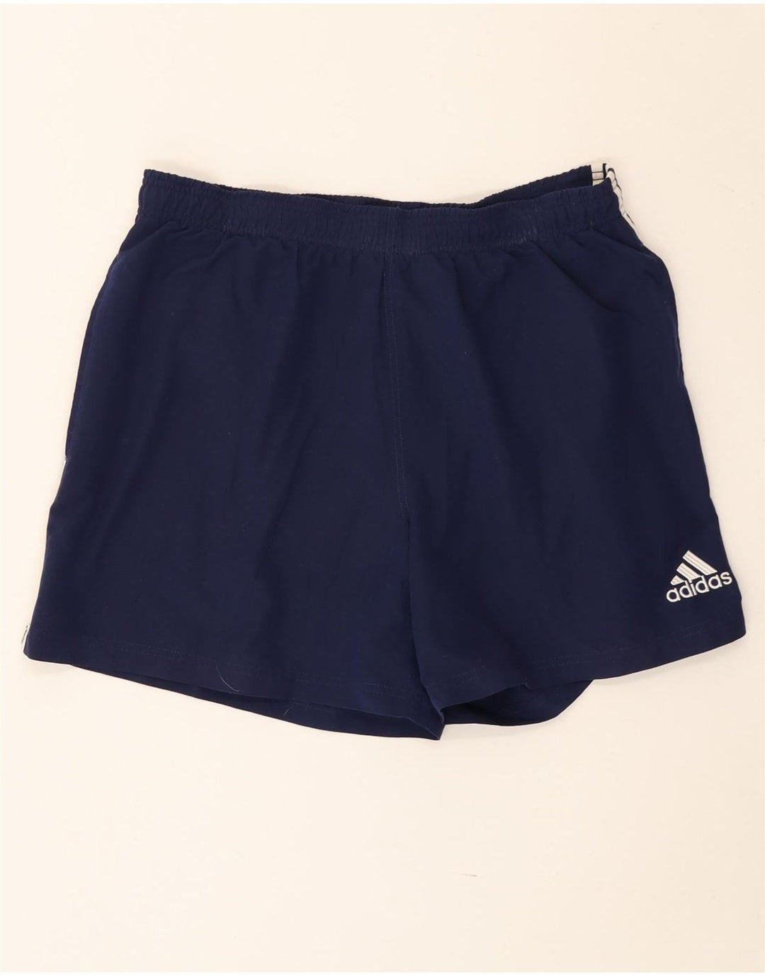 Pantaloncini sportivi da uomo Adidas Large blu navy in poliestere