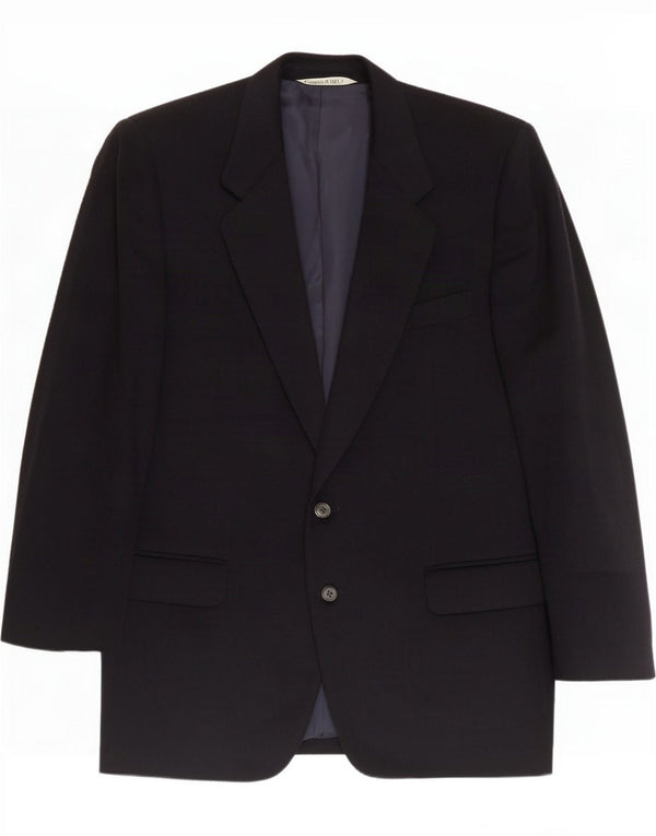 Canali Giacca blazer a 2 bottoni da uomo IT 50 Large Blu navy