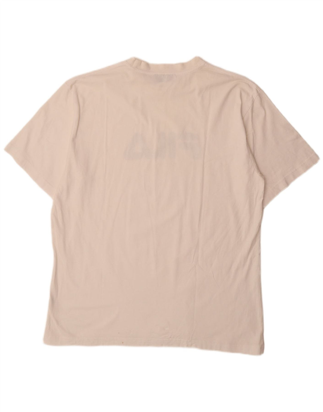 T-shirt grafica regolare da uomo Fila Top IT 58 2XL cotone bianco