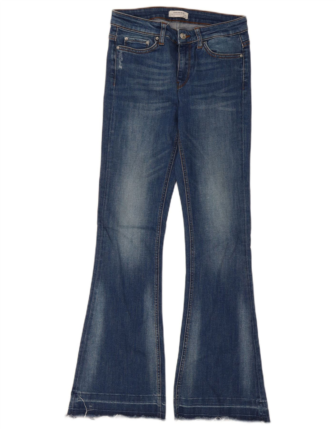Jeans svasati da donna Zara EU 34 2XS W24 L31 Blu