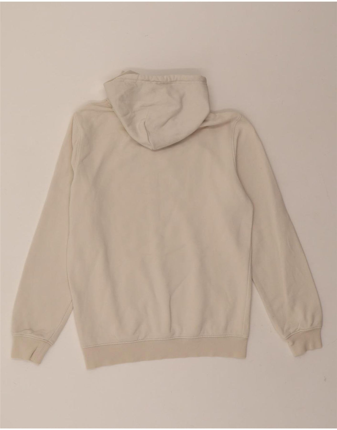 CHAMPION Mens Graphic Hoodie Jumper Small White Cotton Vintage Champion and Second-Hand Champion from Messina Hembry 