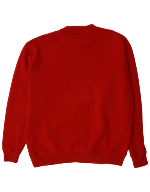 Felpa da uomo FILA Maglione rosso medio in cotone