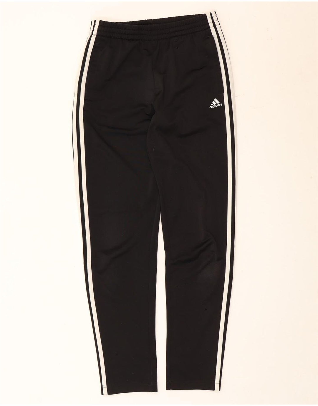 Pantaloni della tuta da ragazzo Adidas 13-14 anni in poliestere nero