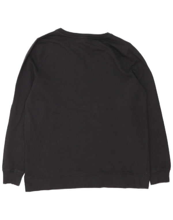 Felpa con grafica French Connection da uomo Fcuk, cotone medio nero