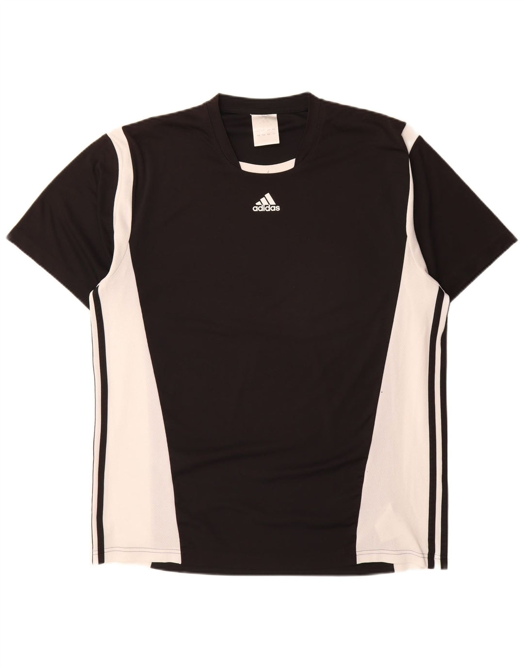 T-shirt Adidas da uomo Top XL poliestere color block nero