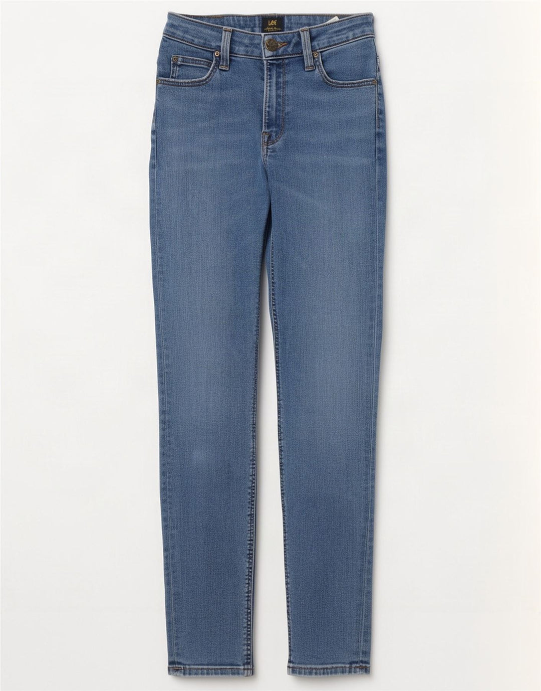 Jeans Lee Scarlett alti slim da donna W26 L31 cotone blu