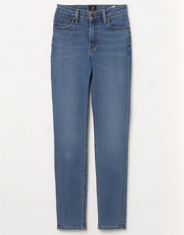 Jeans Lee Scarlett alti slim da donna W26 L31 cotone blu