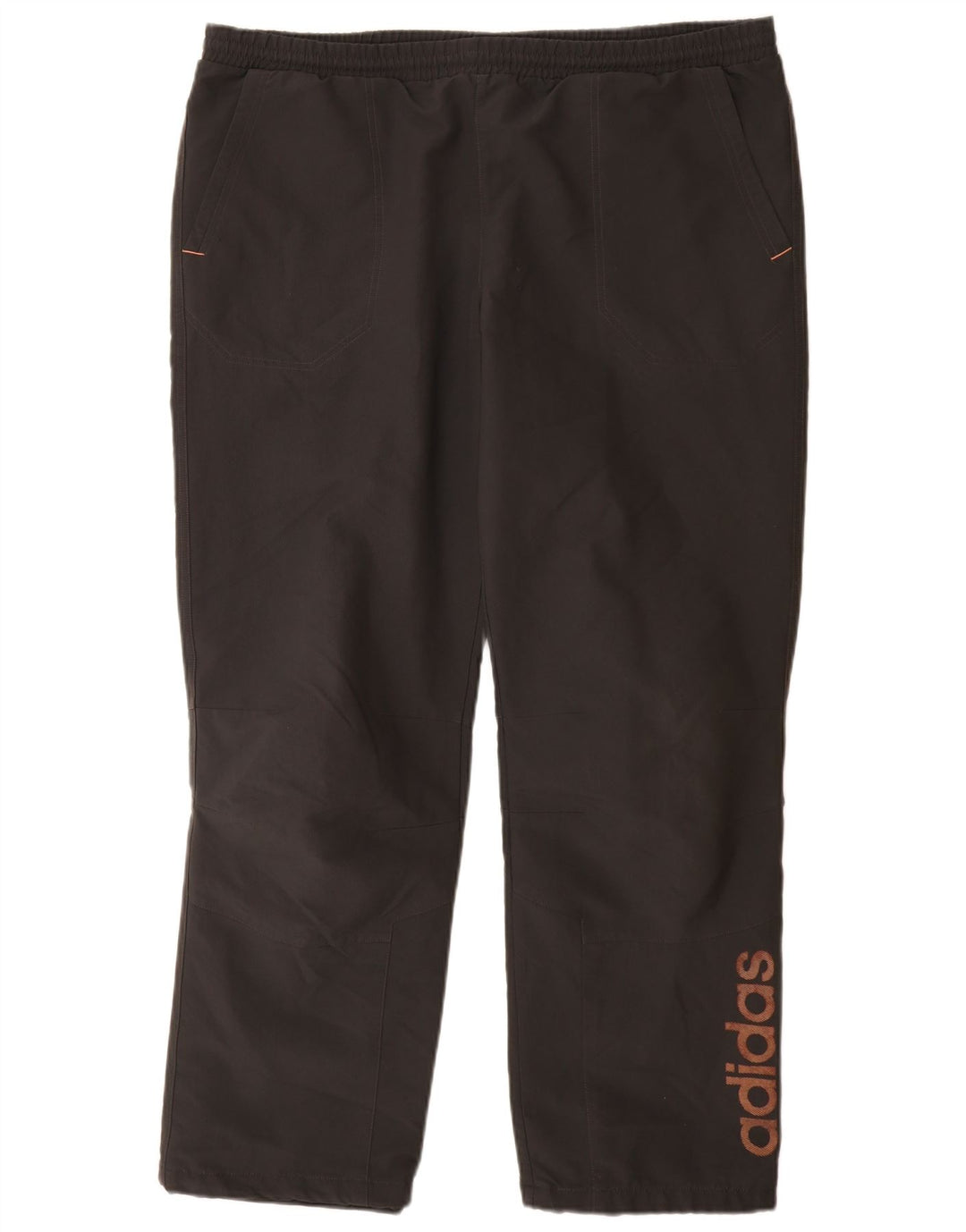 Pantaloni da tuta con grafica ADIDAS da uomo grandi in poliestere grigio