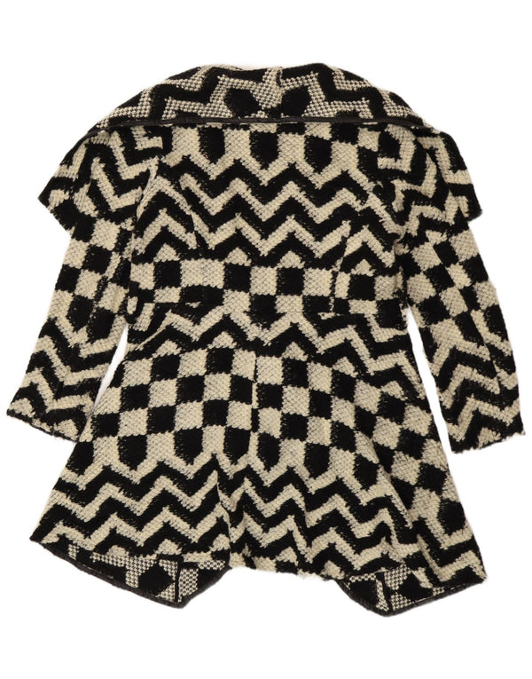 Soprabito da donna Oasis UK 16 Grande viscosa geometrica nera