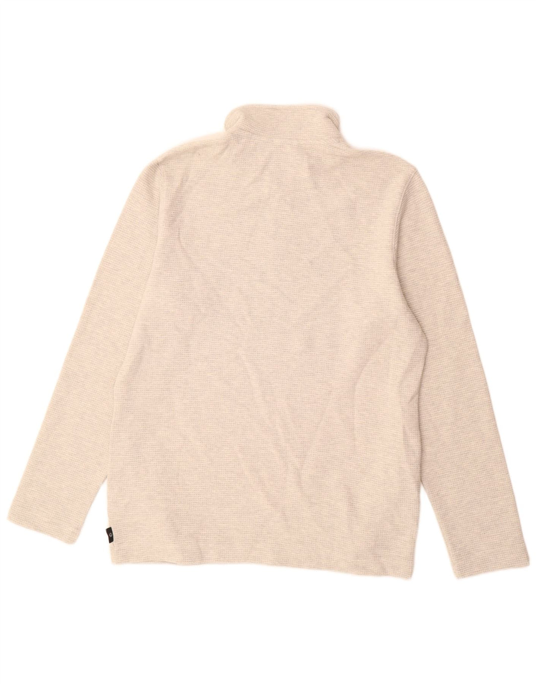 Felpa da uomo con collo con zip Ted Baker, taglia 2, piccola, in cotone grigio