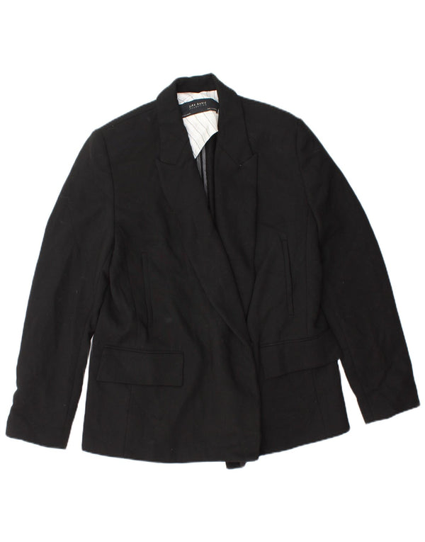 Giacca blazer da donna Zara UK 14 poliestere nero medio