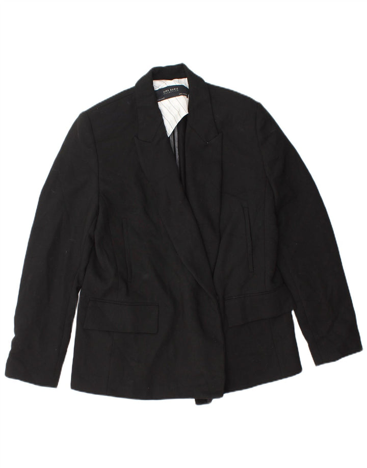 Giacca blazer da donna Zara UK 14 poliestere nero medio