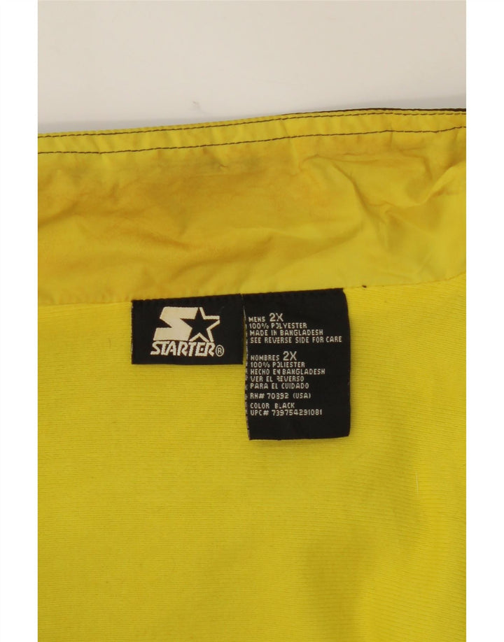 STARTER Mens Rain Jacket UK 44 2XL Multicoloured Colourblock Polyester Vintage Starter and Second-Hand Starter from Messina Hembry 