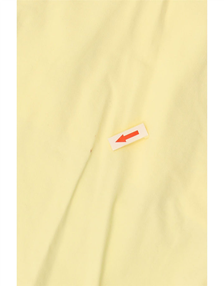 TOMMY HILFIGER Pantaloncini chino da donna UK 14 Large W34 Giallo