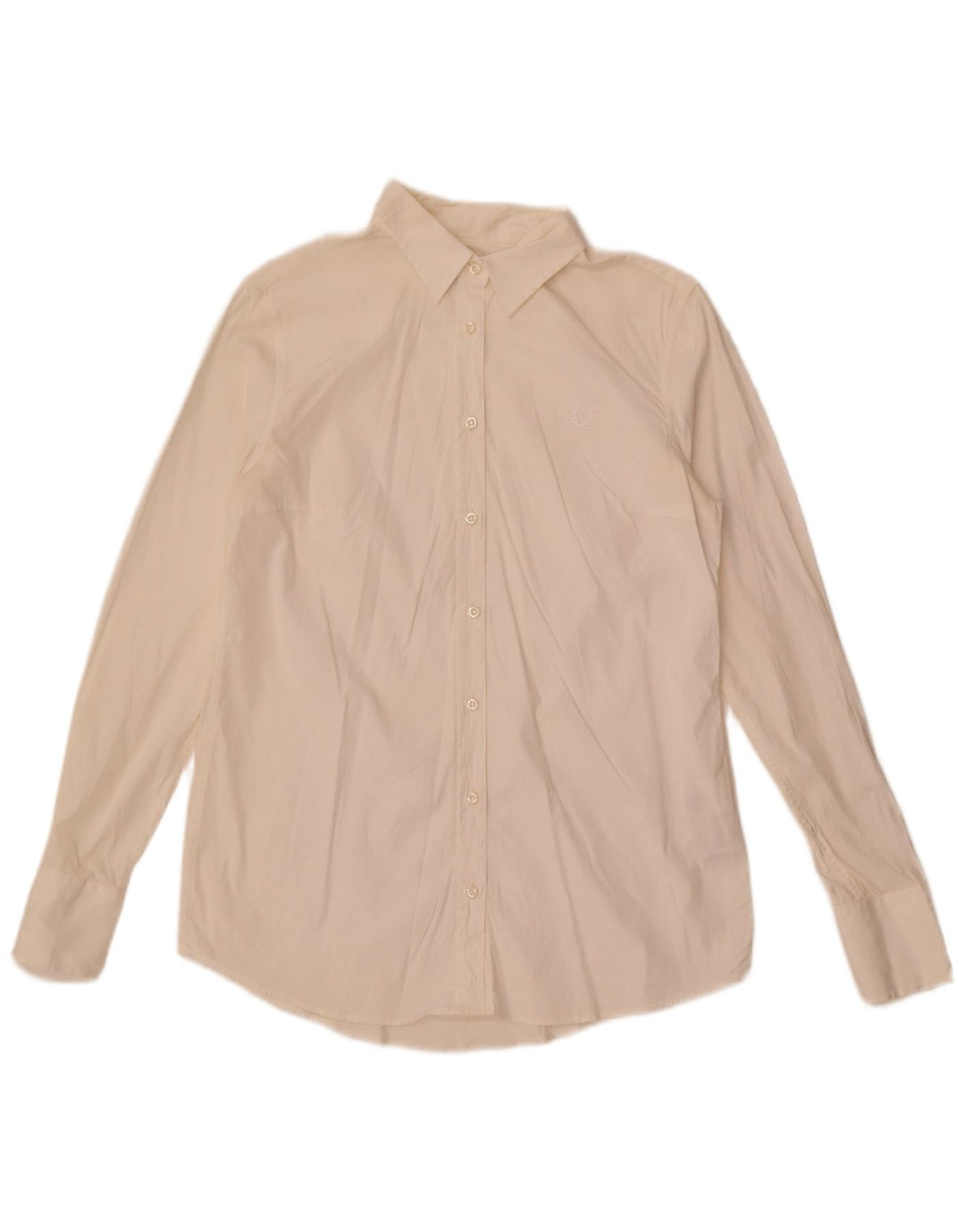 Camicia da donna Fred Perry UK 18 XL cotone bianco