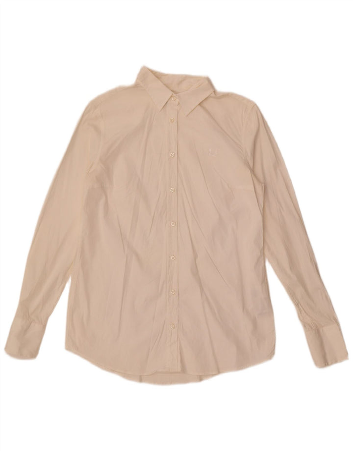 Camicia da donna Fred Perry UK 18 XL cotone bianco