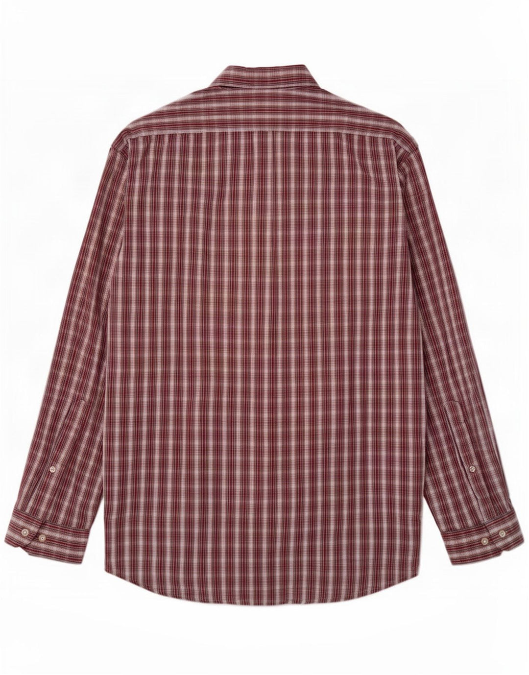 Camicia da uomo Marlboro Classics in cotone a quadri rossi grandi