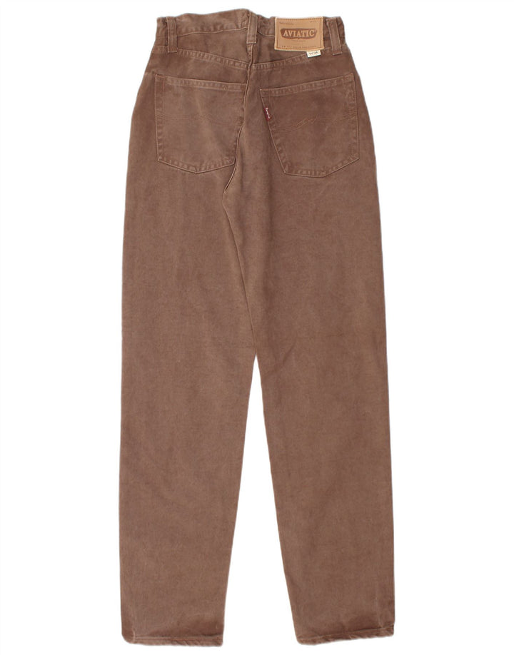 Jeans affusolati da donna AVIATIC W28 L31 cotone marrone