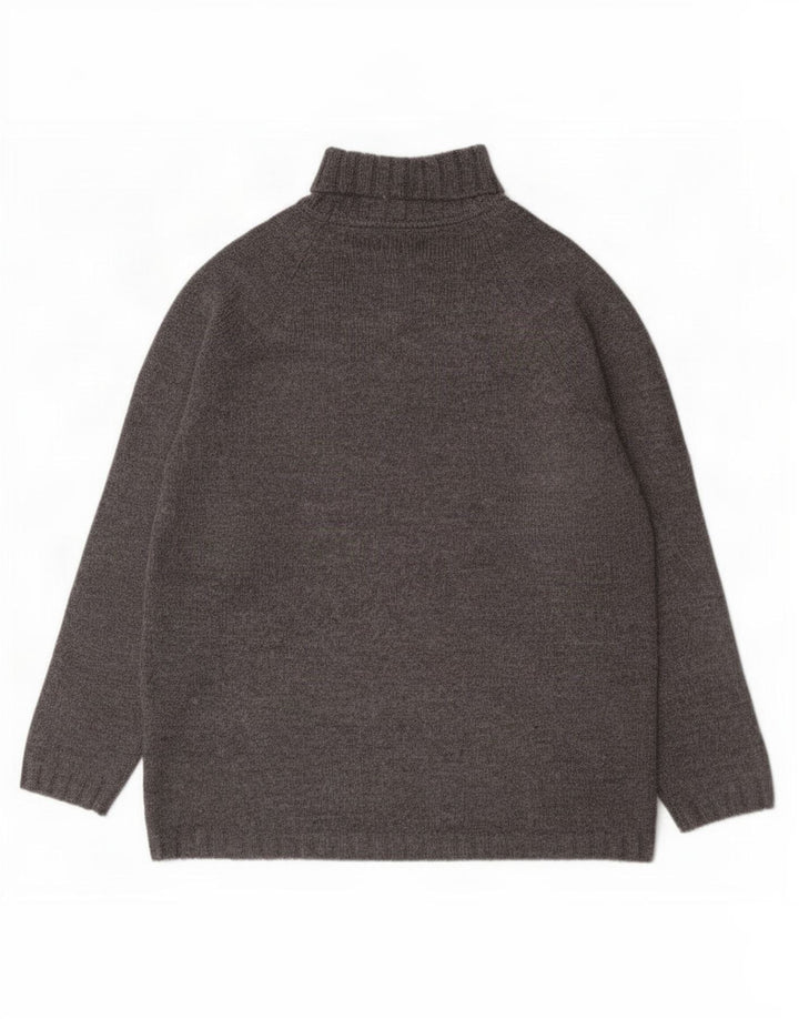 Marks & Spencer Maglione da uomo St. Michael dolcevita grande lana grigia