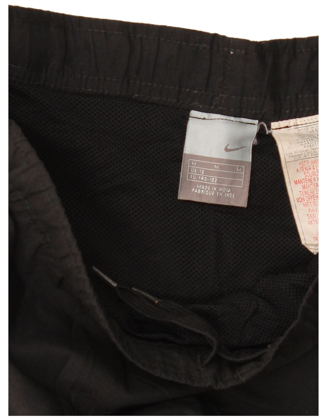 Pantaloni della tuta da ragazzo Nike 11-12 anni Poliestere color block medio nero