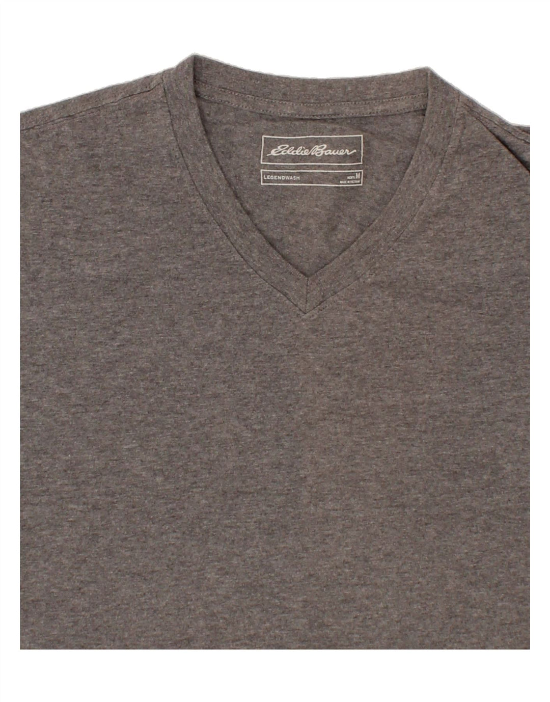 EDDIE BAUER Mens T-Shirt Top Medium Grey Cotton Vintage Eddie Bauer and Second-Hand Eddie Bauer from Messina Hembry 