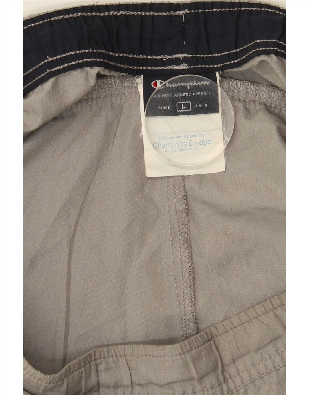 CHAMPION Mens Capri Tracksuit Trousers Large  Grey Polyester