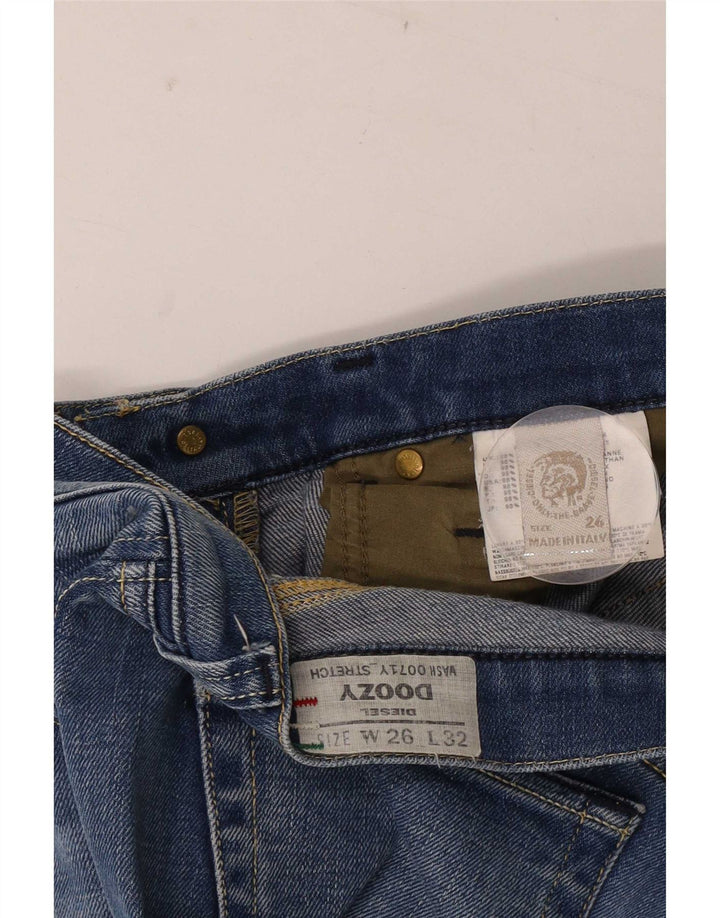 Jeans dritti Doozy da donna Diesel W26 L32 cotone blu