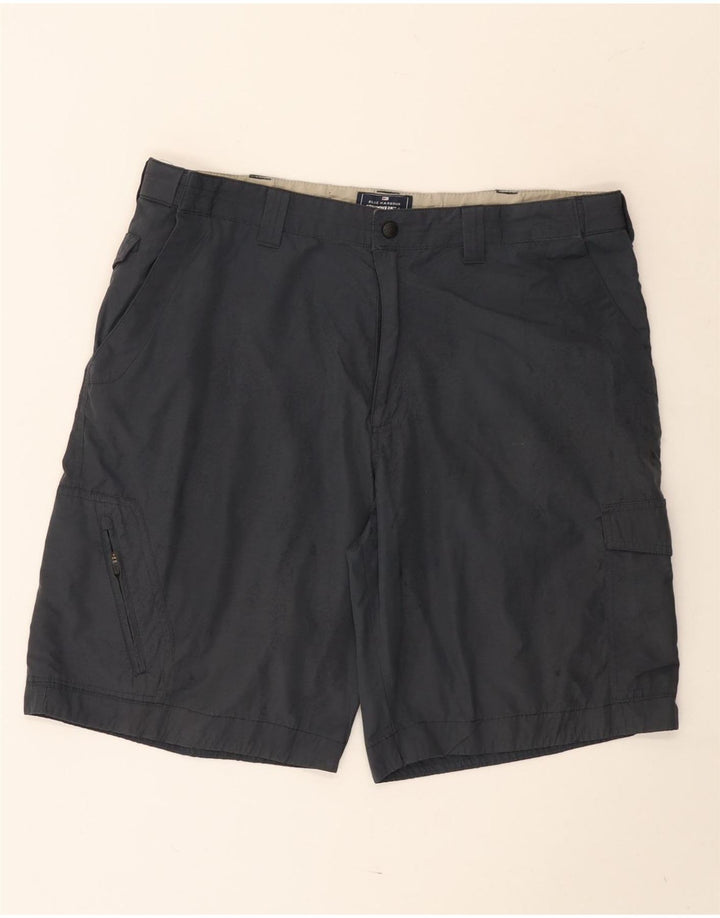 MARKS & SPENCER Pantaloncini cargo da uomo W38 XL Cotone grigio