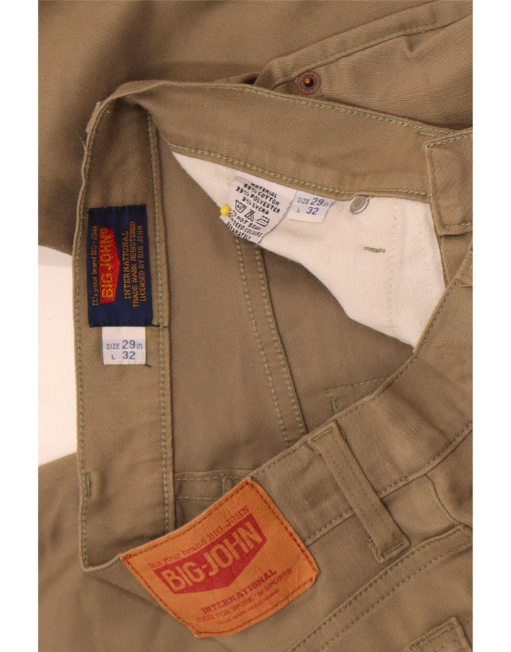 Pantaloni bootcut da donna Big John W29 L32 cotone kaki