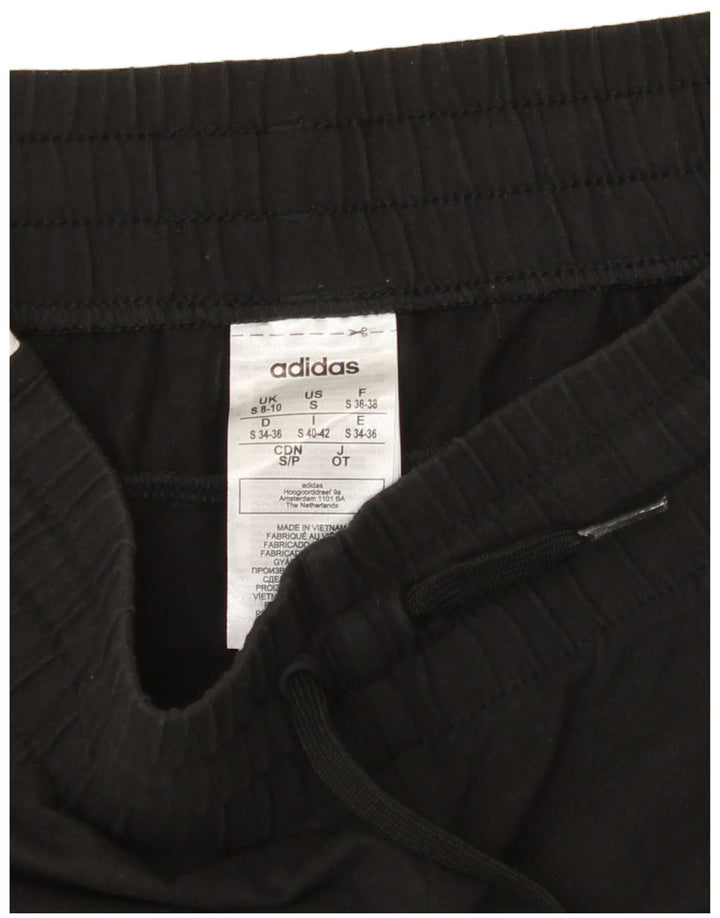 Pantaloncini sportivi ADIDAS da donna UK 8/10 piccoli cotone nero