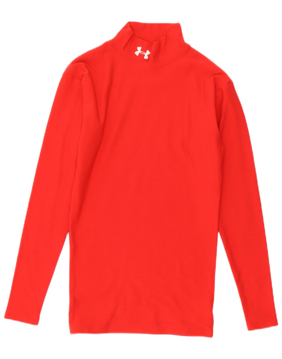 Under Armour Womens Cold Gear Top manica lunga UK 8 piccolo nylon rosso