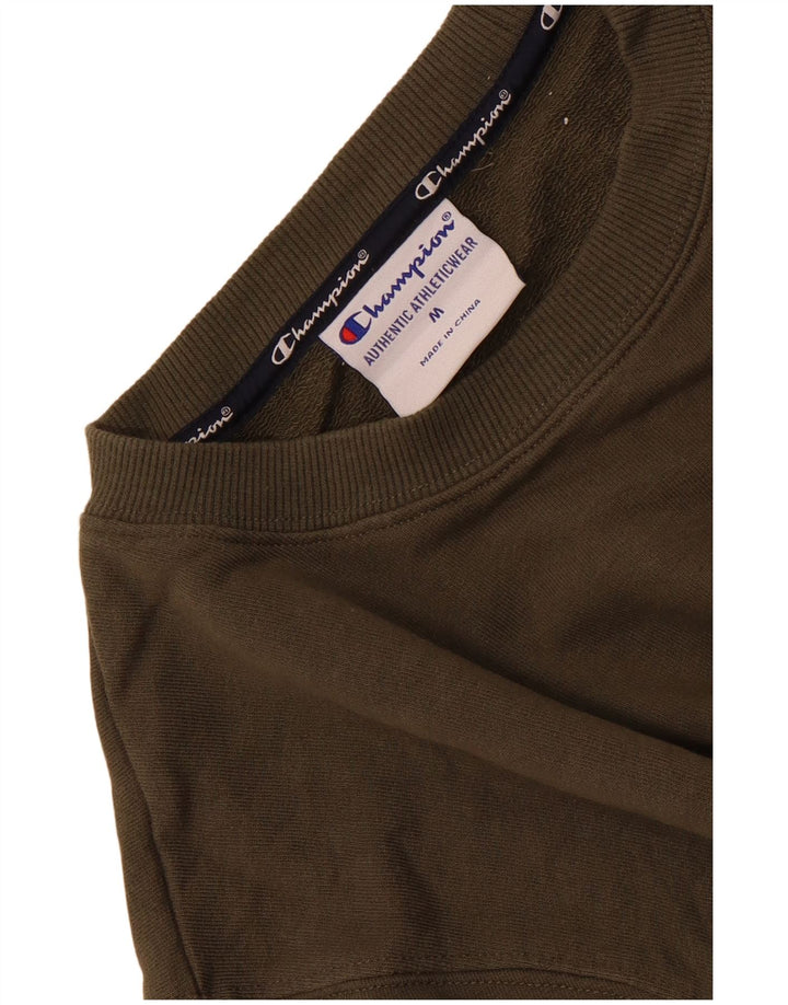 Felpa da uomo Champion, maglione medio, cotone kaki