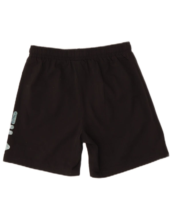 Pantaloncini sportivi grafici da ragazzo Fila 9-10 anni Sport in poliestere nero