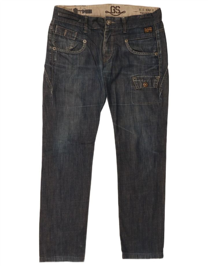 Jeans cargo slim da uomo G-Star W34 L31 blu navy