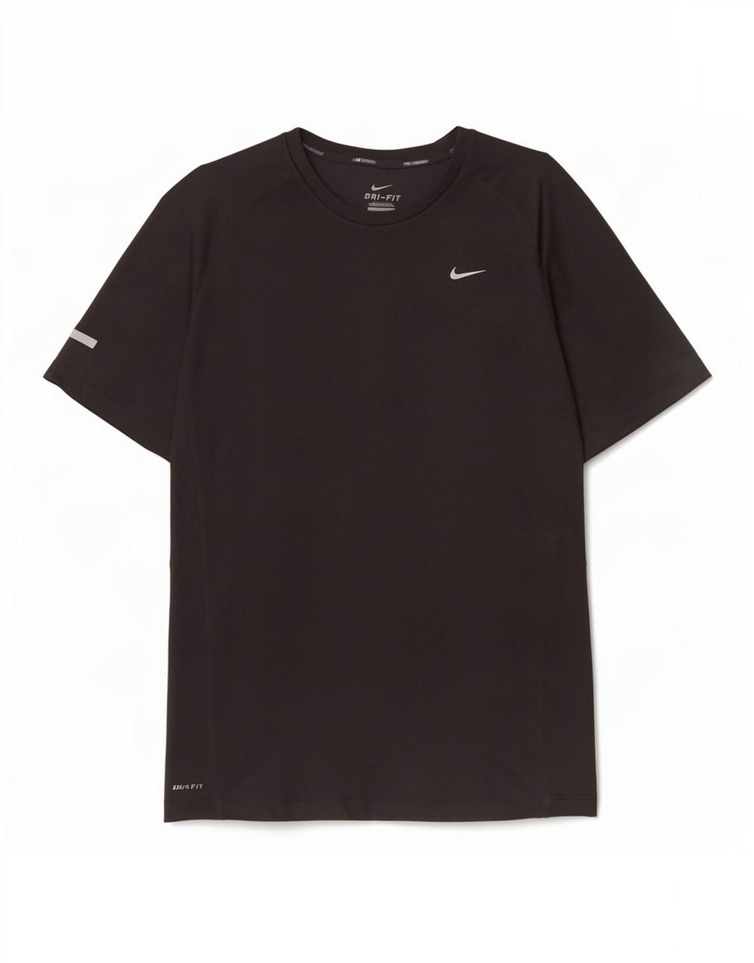 T-shirt Nike Dri Fit da uomo, grande, in poliestere nero