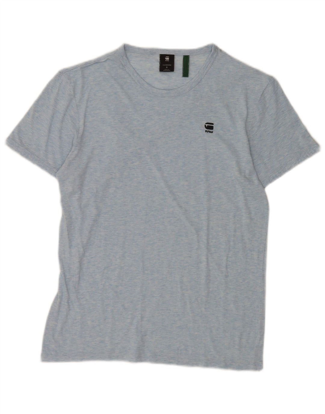 T-shirt da uomo G-Star Top in cotone chiazzato blu piccolo