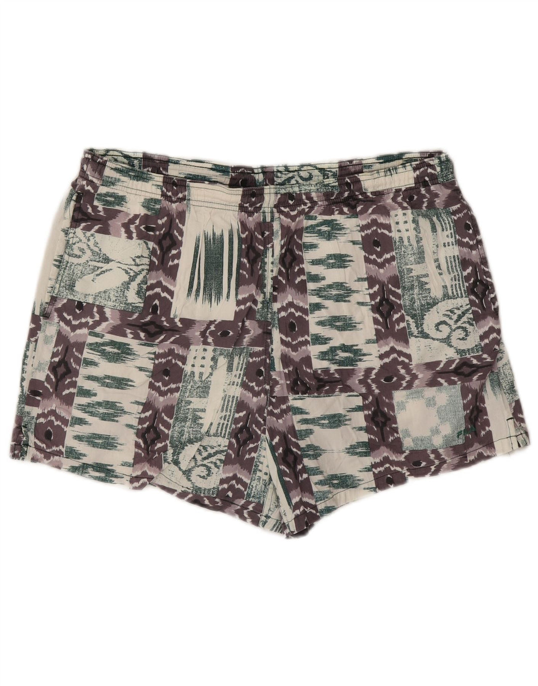 FILA Pantaloncini da Bagno Uomo Large Grigio Ikat