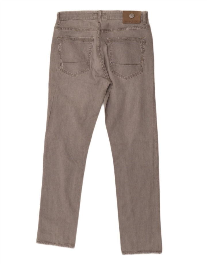 Jeans Slim Uomo Trussardi W29 L30 Cotone Grigio